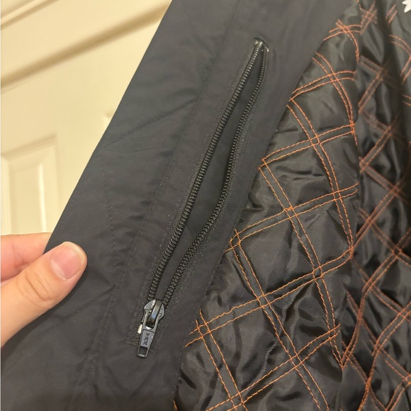 Harley Davidson Jacket Ladies Womens Size Medium Black Quilted/Nylon - Picture 14 of 16